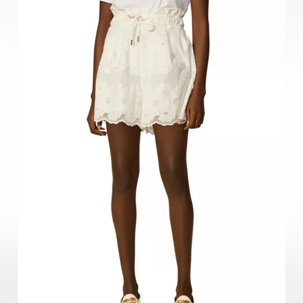 NWT Adam Embroidered Lace Shorts